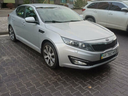 Сірий Кіа Оптіма, об'ємом двигуна 2 л та пробігом 187 тис. км за 9500 $, фото 1 на Automoto.ua