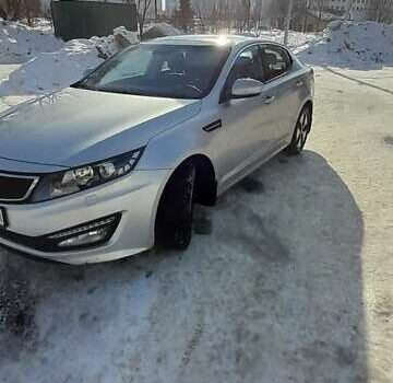 Серый Киа Оптима, объемом двигателя 2 л и пробегом 180 тыс. км за 12500 $, фото 1 на Automoto.ua