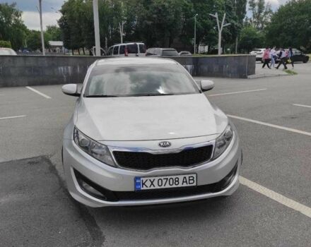 Сірий Кіа Оптіма, об'ємом двигуна 2 л та пробігом 577 тис. км за 7010 $, фото 1 на Automoto.ua