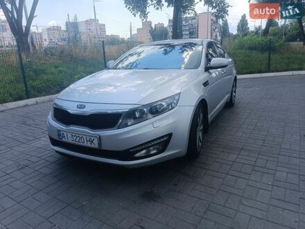 Серый Киа Оптима, объемом двигателя 2 л и пробегом 174 тыс. км за 11200 $, фото 1 на Automoto.ua