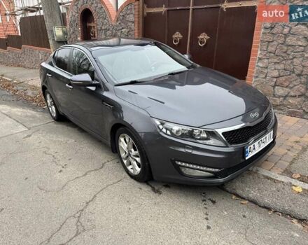 Серый Киа Оптима, объемом двигателя 2 л и пробегом 211 тыс. км за 10200 $, фото 1 на Automoto.ua