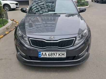 Серый Киа Оптима, объемом двигателя 2 л и пробегом 215 тыс. км за 8800 $, фото 1 на Automoto.ua