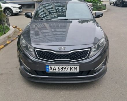 Сірий Кіа Оптіма, об'ємом двигуна 2 л та пробігом 215 тис. км за 8800 $, фото 1 на Automoto.ua