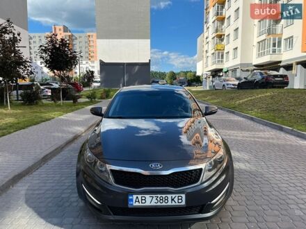 Серый Киа Оптима, объемом двигателя 2 л и пробегом 210 тыс. км за 9200 $, фото 1 на Automoto.ua