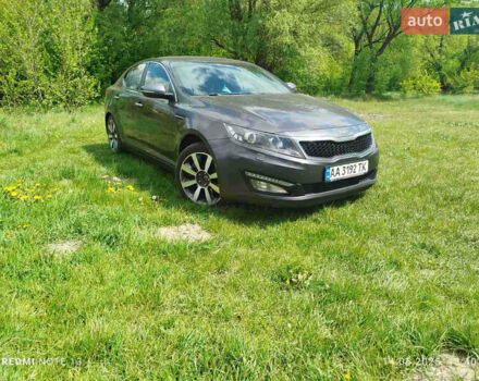Серый Киа Оптима, объемом двигателя 2 л и пробегом 218 тыс. км за 9700 $, фото 1 на Automoto.ua