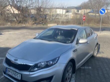 Серый Киа Оптима, объемом двигателя 2 л и пробегом 283 тыс. км за 5800 $, фото 1 на Automoto.ua