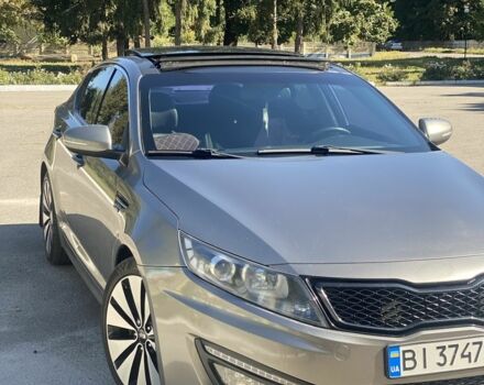Сірий Кіа Оптіма, об'ємом двигуна 2 л та пробігом 166 тис. км за 10000 $, фото 1 на Automoto.ua