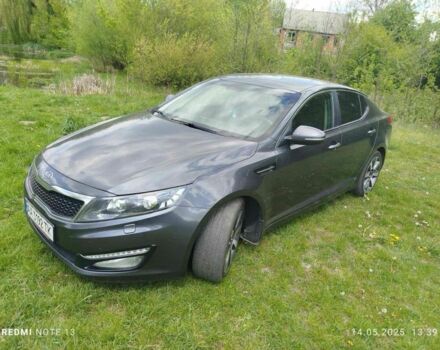 Серый Киа Оптима, объемом двигателя 2 л и пробегом 218 тыс. км за 9999 $, фото 1 на Automoto.ua