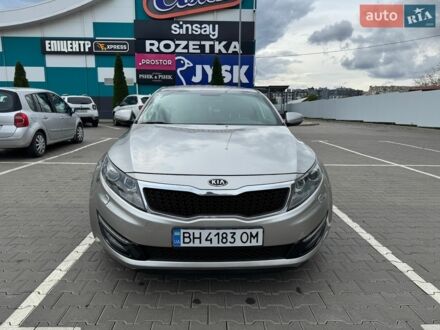 Сірий Кіа Оптіма, об'ємом двигуна 2 л та пробігом 163 тис. км за 9500 $, фото 1 на Automoto.ua