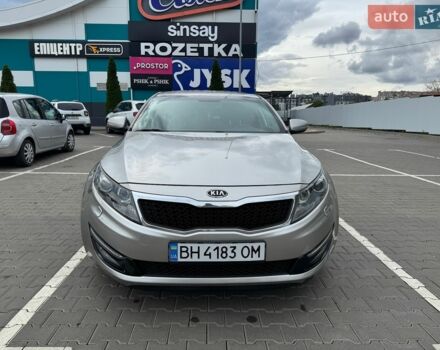 Серый Киа Оптима, объемом двигателя 2 л и пробегом 163 тыс. км за 9500 $, фото 1 на Automoto.ua