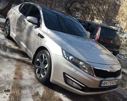 Серый Киа Оптима, объемом двигателя 2 л и пробегом 150 тыс. км за 10999 $, фото 1 на Automoto.ua