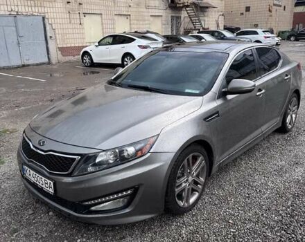 Серый Киа Оптима, объемом двигателя 2 л и пробегом 208 тыс. км за 9500 $, фото 1 на Automoto.ua
