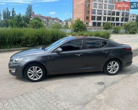 Серый Киа Оптима, объемом двигателя 2 л и пробегом 163 тыс. км за 10499 $, фото 1 на Automoto.ua