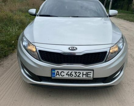 Серый Киа Оптима, объемом двигателя 2 л и пробегом 290 тыс. км за 6400 $, фото 1 на Automoto.ua