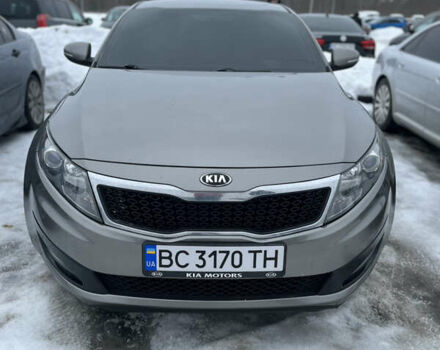 Сірий Кіа Оптіма, об'ємом двигуна 2.36 л та пробігом 240 тис. км за 8800 $, фото 1 на Automoto.ua