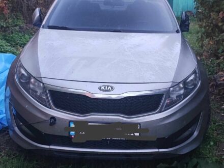 Серый Киа Оптима, объемом двигателя 2 л и пробегом 347 тыс. км за 3500 $, фото 1 на Automoto.ua