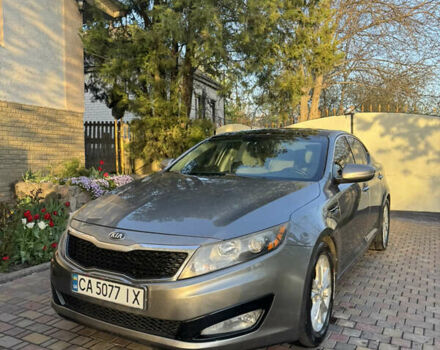 Серый Киа Оптима, объемом двигателя 2.4 л и пробегом 140 тыс. км за 10000 $, фото 1 на Automoto.ua
