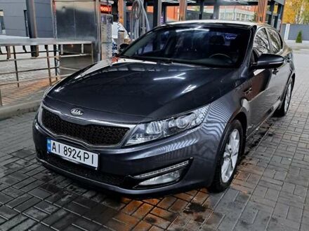 Серый Киа Оптима, объемом двигателя 2 л и пробегом 147 тыс. км за 10600 $, фото 1 на Automoto.ua