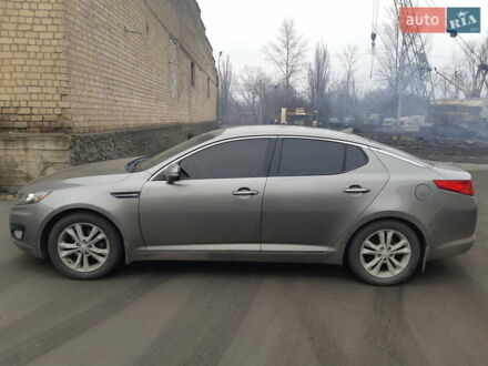 Киа Оптима 2013 в Кривом Роге на Automoto.ua Серый Киа Оптима, объемом двигателя 2.4 л и пробегом 130 тыс. км за 9200 $, фото 1 на Automoto.ua