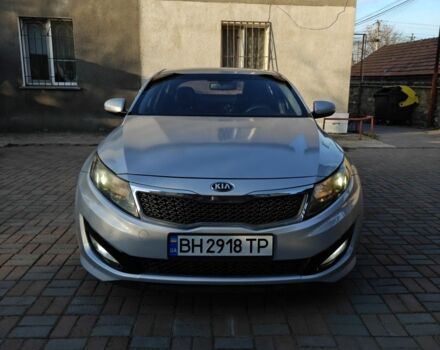 Сірий Кіа Оптіма, об'ємом двигуна 2 л та пробігом 210 тис. км за 7900 $, фото 1 на Automoto.ua