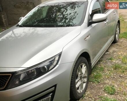 Серый Киа Оптима, объемом двигателя 2 л и пробегом 153 тыс. км за 10599 $, фото 1 на Automoto.ua