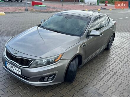Сірий Кіа Оптіма, об'ємом двигуна 2 л та пробігом 214 тис. км за 9000 $, фото 1 на Automoto.ua