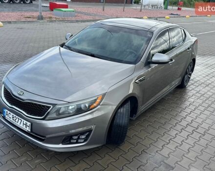 Сірий Кіа Оптіма, об'ємом двигуна 2 л та пробігом 214 тис. км за 9000 $, фото 1 на Automoto.ua