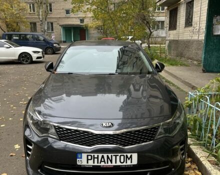 Серый Киа Оптима, объемом двигателя 2 л и пробегом 210 тыс. км за 12999 $, фото 1 на Automoto.ua