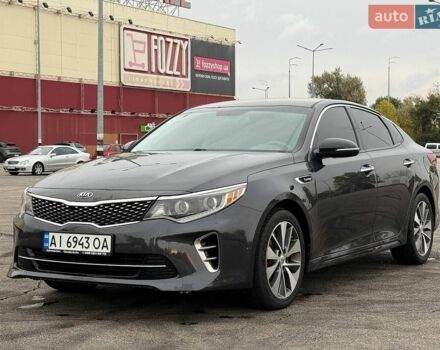 Серый Киа Оптима, объемом двигателя 2 л и пробегом 180 тыс. км за 9500 $, фото 1 на Automoto.ua