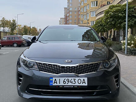 Серый Киа Оптима, объемом двигателя 2 л и пробегом 130 тыс. км за 13999 $, фото 1 на Automoto.ua