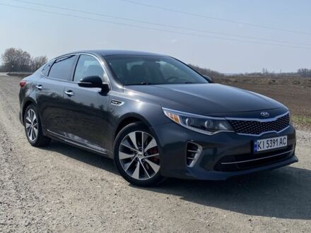 Серый Киа Оптима, объемом двигателя 2 л и пробегом 143 тыс. км за 12300 $, фото 1 на Automoto.ua
