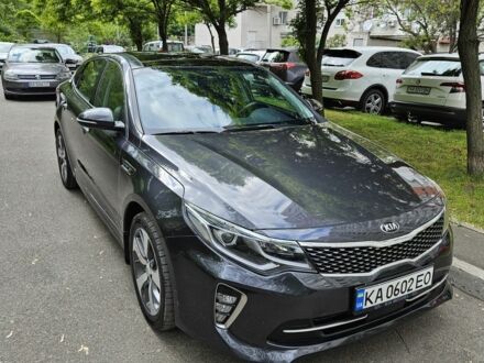 Сірий Кіа Оптіма, об'ємом двигуна 2 л та пробігом 60 тис. км за 14900 $, фото 1 на Automoto.ua