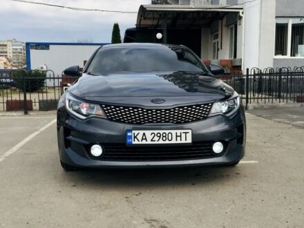 Сірий Кіа Оптіма, об'ємом двигуна 2 л та пробігом 208 тис. км за 13500 $, фото 1 на Automoto.ua