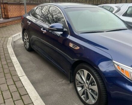 Синий Киа Оптима, объемом двигателя 2.4 л и пробегом 200 тыс. км за 14000 $, фото 20 на Automoto.ua