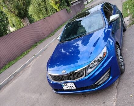 Синий Киа Оптима, объемом двигателя 2 л и пробегом 230 тыс. км за 14000 $, фото 6 на Automoto.ua