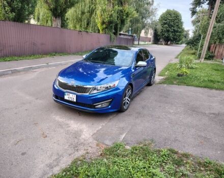 Синий Киа Оптима, объемом двигателя 2 л и пробегом 230 тыс. км за 14000 $, фото 4 на Automoto.ua