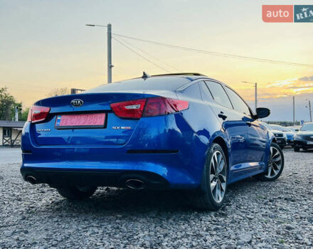 Синий Киа Оптима, объемом двигателя 2 л и пробегом 202 тыс. км за 11500 $, фото 1 на Automoto.ua