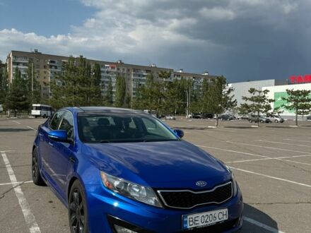 Синій Кіа Оптіма, об'ємом двигуна 2 л та пробігом 260 тис. км за 9800 $, фото 1 на Automoto.ua