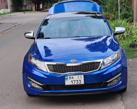 Синий Киа Оптима, объемом двигателя 2 л и пробегом 230 тыс. км за 14000 $, фото 1 на Automoto.ua