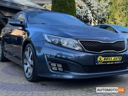 Киа Оптима 2014 в Львове на Automoto.ua Синий Киа Оптима, объемом двигателя 2.4 л и пробегом 155 тыс. км за 11700 $, фото 1 на Automoto.ua