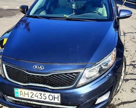 Синий Киа Оптима, объемом двигателя 2.4 л и пробегом 140 тыс. км за 5000 $, фото 1 на Automoto.ua