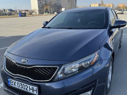 Кіа Оптіма 2014 у Каменце-Подольском на Automoto.ua Синій Кіа Оптіма, об'ємом двигуна 2.36 л та пробігом 190 тис. км за 10800 $, фото 1 на Automoto.ua