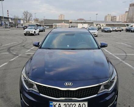 Синій Кіа Оптіма, об'ємом двигуна 2.4 л та пробігом 110 тис. км за 11900 $, фото 1 на Automoto.ua