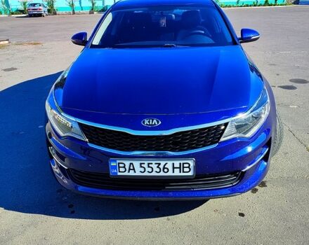 Синий Киа Оптима, объемом двигателя 2.4 л и пробегом 160 тыс. км за 12000 $, фото 1 на Automoto.ua