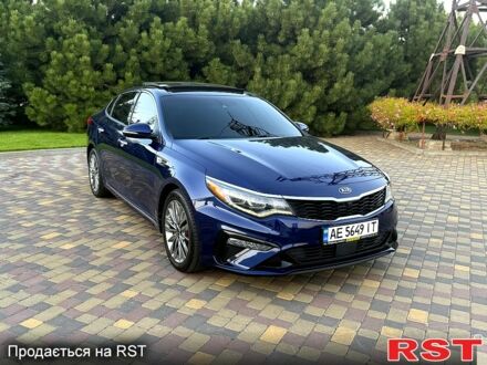 Синий Киа Оптима, объемом двигателя 2 л и пробегом 80 тыс. км за 17500 $, фото 1 на Automoto.ua