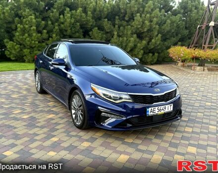 Синий Киа Оптима, объемом двигателя 2 л и пробегом 80 тыс. км за 17500 $, фото 1 на Automoto.ua