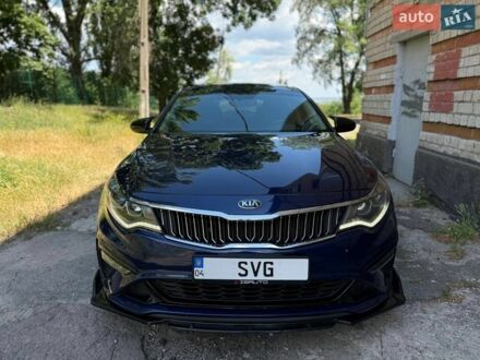 Синий Киа Оптима, объемом двигателя 2 л и пробегом 85 тыс. км за 14999 $, фото 1 на Automoto.ua