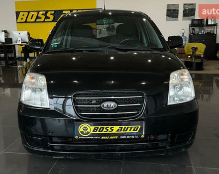Черный Киа Пиканто, объемом двигателя 1.12 л и пробегом 202 тыс. км за 4500 $, фото 1 на Automoto.ua