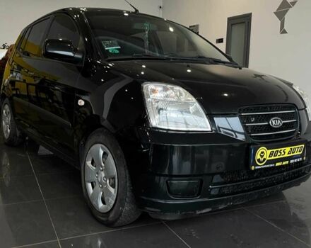 Черный Киа Пиканто, объемом двигателя 1.1 л и пробегом 202 тыс. км за 4500 $, фото 1 на Automoto.ua