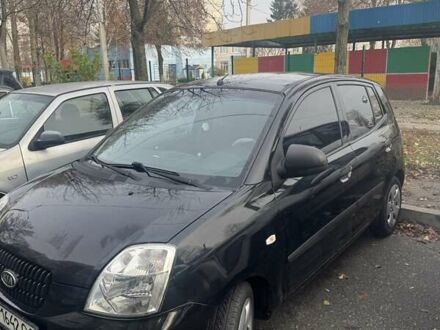 Черный Киа Пиканто, объемом двигателя 1.09 л и пробегом 215 тыс. км за 3850 $, фото 1 на Automoto.ua